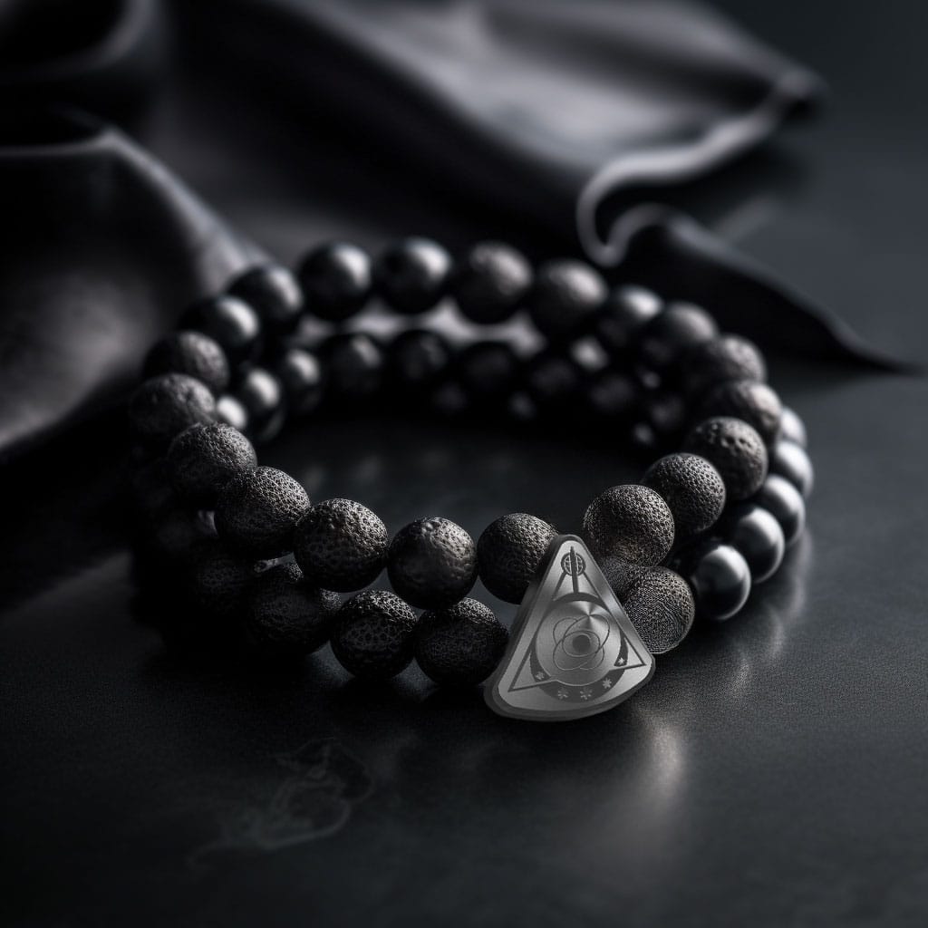 Stone & Silver Bracelet - Quantum Pulse