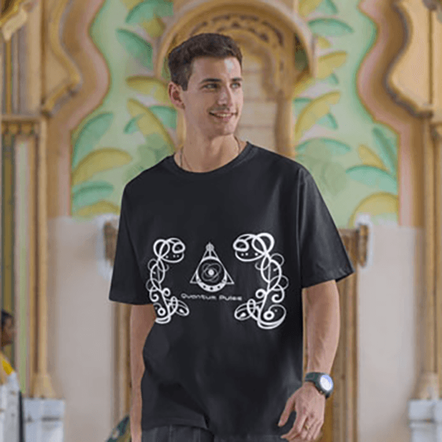 Decorated T-shirt - Quantum Pulse
