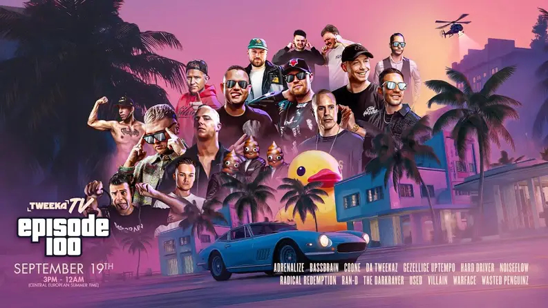 Da Tweekaz Tweeka TV 100th Episode Livestream - Hardstyle DJ guest lineup